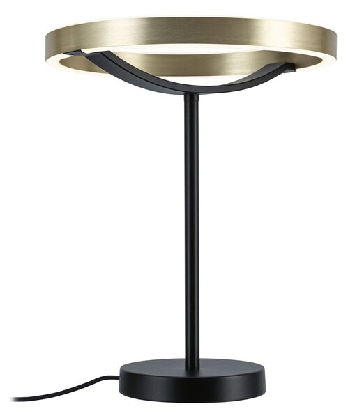 PAULMANN LED stolní lampa 3-krokové-stmívatelné Melira 2700K 10W černá mat/zlatá