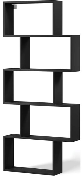 Designový regál do obýváku SEVERUS - černý