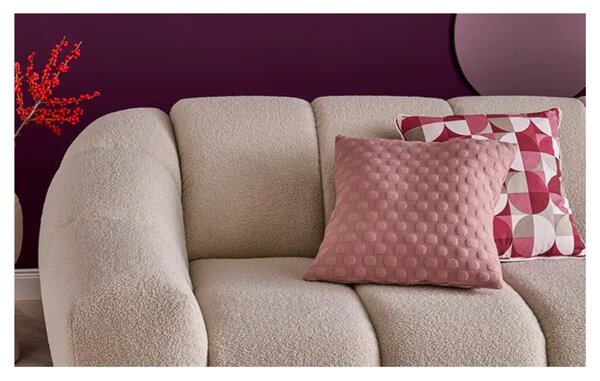 Dekorační polštář RETRO BORDEAUX červená, 45x45 cm