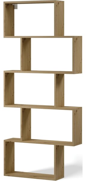 Designový regál do obýváku SEVERUS - dub artisan