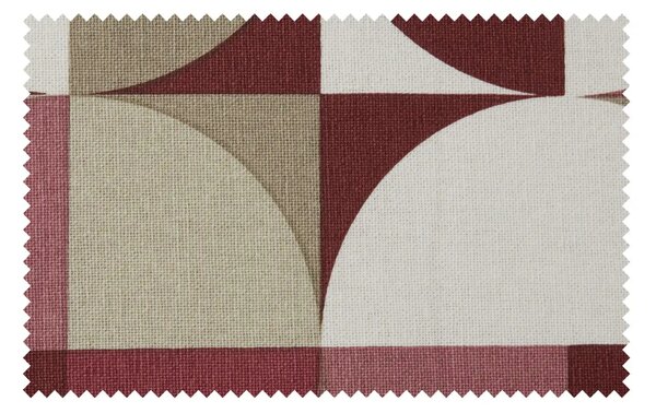 Dekorační polštář RETRO BORDEAUX červená, 45x45 cm
