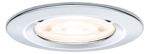 PAULMANN LED vestavné svítidlo Nova GU10 Flat nevýklopné IP44 3x4,9W 230V 2700K chrom