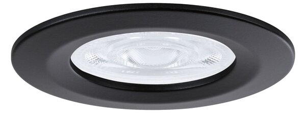 PAULMANN LED vestavné svítidlo Nova GU10 Flat nevýklopné IP44 3x4,9W 230V 2700K černá mat