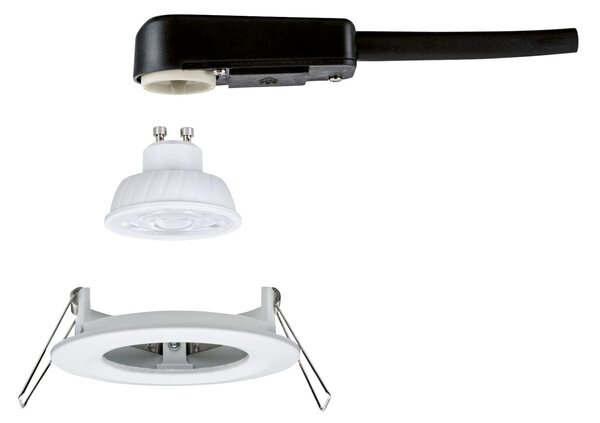 PAULMANN LED vestavné svítidlo Nova GU10 Flat nevýklopné IP44 4,9W 230V 2700K bílá mat
