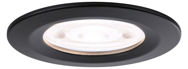 PAULMANN LED vestavné svítidlo Nova GU10 Flat nevýklopné IP44 3x4,9W 230V 4000K černá mat