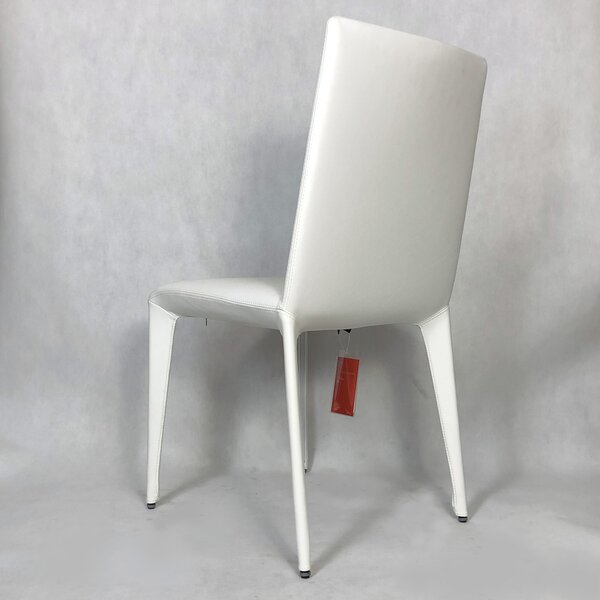 Bonaldo designové židle Filly (bílá eko kůže)