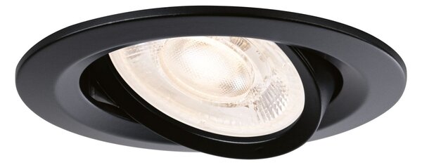 PAULMANN LED vestavné svítidlo Nova GU10 Flat výklopné 3x4,9W 230V 2700K černá mat