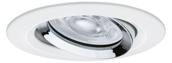 PAULMANN LED vestavné svítidlo Nova Plus GU10 Flat IP65 93mm 4,9W 230V stmívatelné 4000K bílá mat/chrom