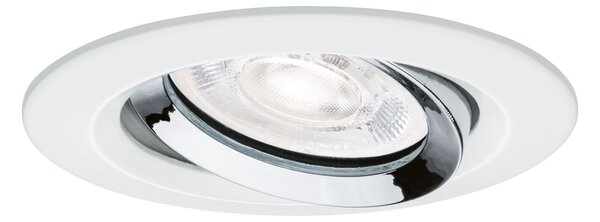 PAULMANN LED vestavné svítidlo Nova Plus GU10 Flat IP65 93mm 4,9W 230V stmívatelné 4000K bílá mat/chrom
