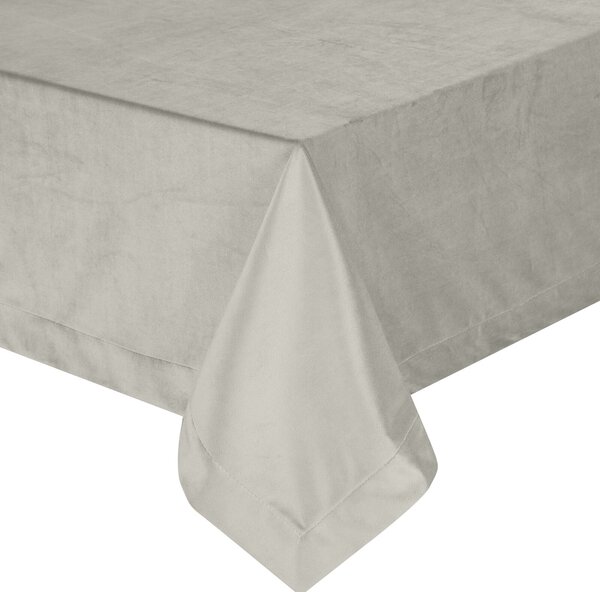 UBRUS MELINDA 180X140 CM STŘÍBRNÝ