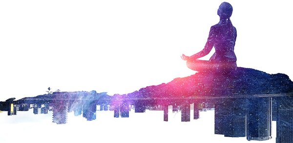 Tapeta meditace ženy