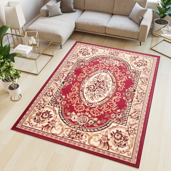 Makro Abra Klasický kusový koberec ATLAS F739A červený Rozměr: 250x350 cm
