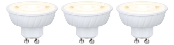 PAULMANN Standard 230V LED reflektor GU10 Flat 37mm 3x4,9W 2700K stmívatelné krokově bílá