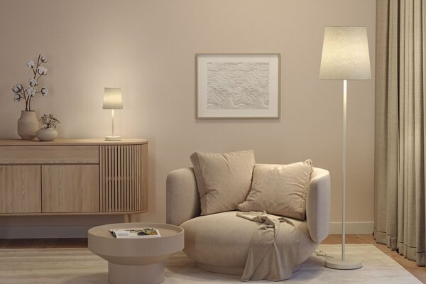 PAULMANN Stolní lampa Stellan II E27 max. 20W krémová kov/látka