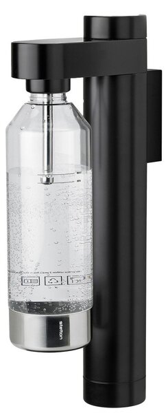 Černý výrobník sody z nerezové oceli Brus – Stelton