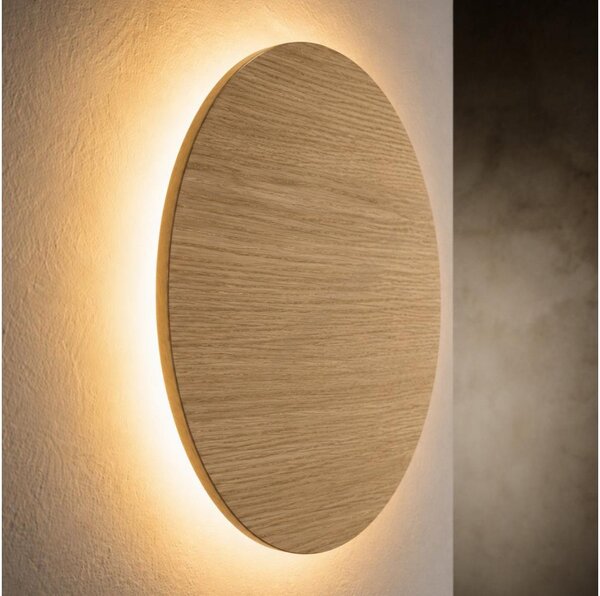 Nástěnné svítidlo LUNA 4xG9/8W/230V pr. 40 cm dub