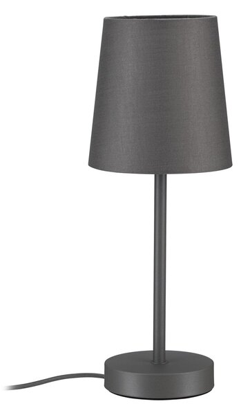 PAULMANN Stolní lampa Stellan II E27 max. 20W šedá kov/látka