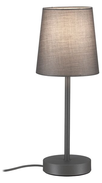 PAULMANN Stolní lampa Stellan II E27 max. 20W šedá kov/látka