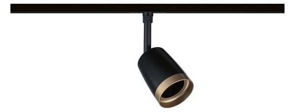 PAULMANN URail lištový spot Cover spot GU10 max. 10W 230V černá mat/zlatá mat