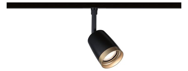PAULMANN URail lištový spot Cover spot GU10 max. 10W 230V černá mat/zlatá mat