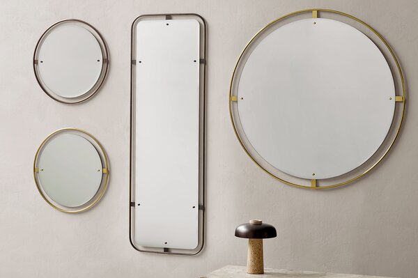 Audo Copenhagen designová zrcadla Nimbus Mirror (průměr 60 cm)