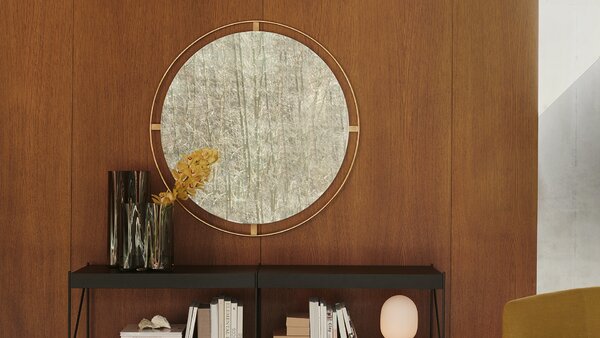Audo Copenhagen designová zrcadla Nimbus Mirror (průměr 60 cm)