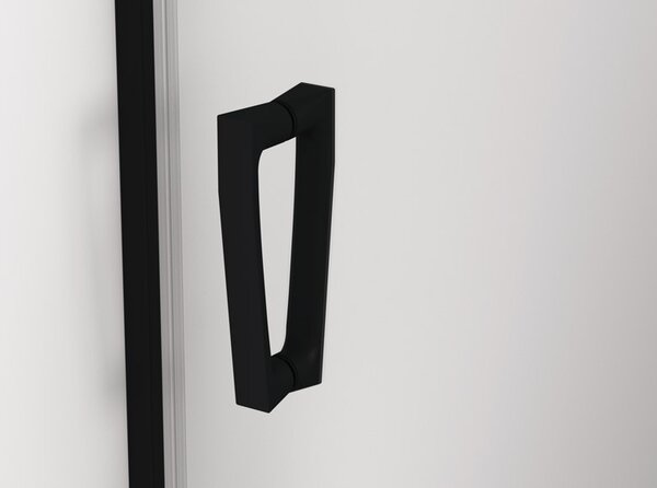 Ronal CADURA CA2C dvoukřídlé sprchové dveře 75 cm Šířka: 750 mm, Profil: Bílá, Sklo: Hladké čiré