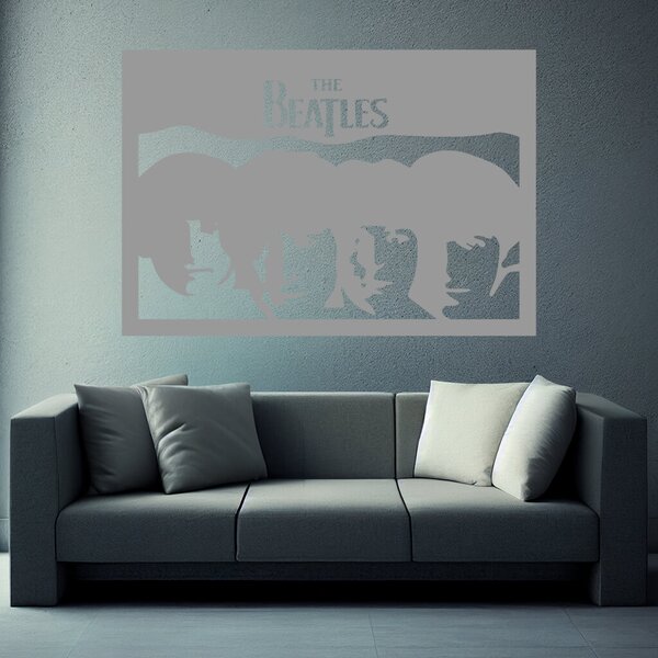 Živá Zeď Samolepka The Beatles Barva: černá