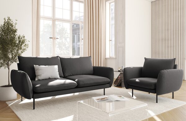 -25 % Dny MOMENTI– Cosmopolitan Design Sametová pohovka Vienna 160 cm