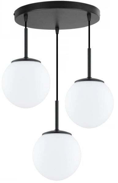Brilagi - Lustr na lanku MILO 3xE27/60W/230V černá