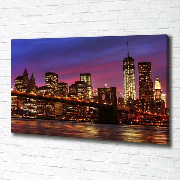 Foto obraz canvas Manhattan západ oc-80459106