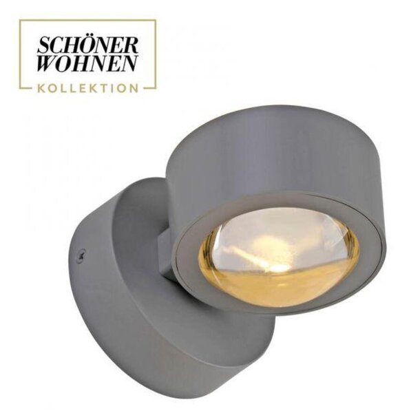 PAUL NEUHAUS JUST LIGHT Kolekce Schöner Wohnen LED nástěnné svítidlo CHIA, stříbrná, Up- & Downlight 3000K