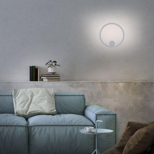 PAUL NEUHAUS JUST LIGHT LED nástěnné svítidlo na baterie bílé stmívatelné dálkovým ovladačem paměťová funkce 3000K