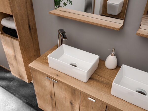 Skříňka pod umyvadlo NOVA Oak 82-60-2S | 60 cm