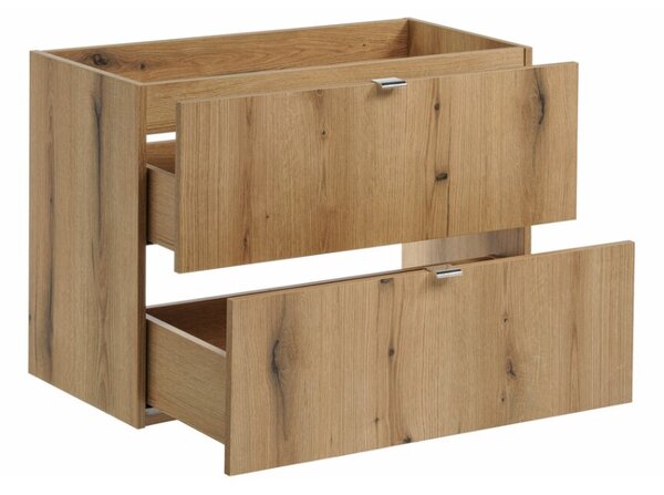 Skříňka pod umyvadlo NOVA Oak 82-80-2S | 80 cm