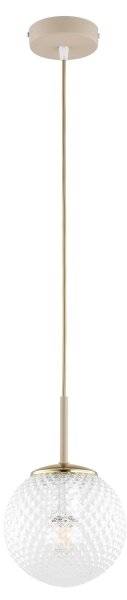 Brilagi - Lustr na lanku STELLA 1xE27/60W/230V pr. 15 cm béžová/zlatá