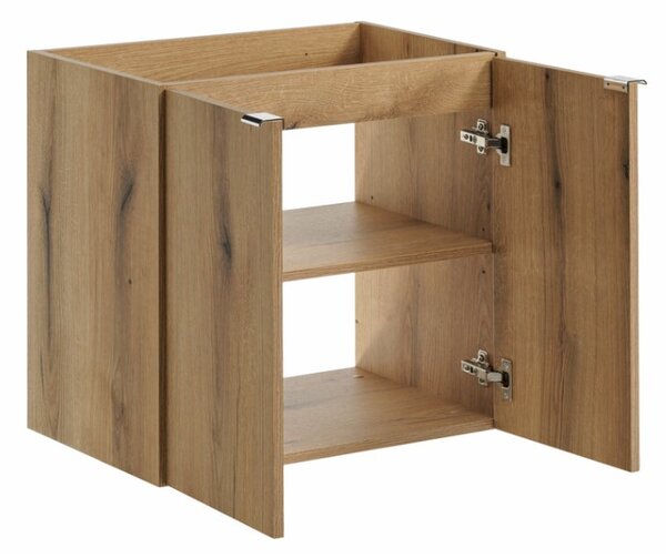 Skříňka pod umyvadlo NOVA Oak 82-60-2D | 60 cm s dvířky