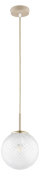 Brilagi - Lustr na lanku STELLA 1xE27/60W/230V pr. 18 cm béžová/zlatá