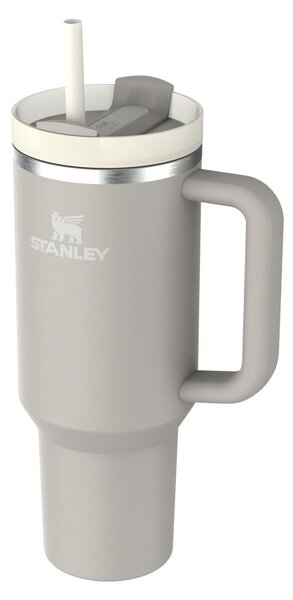Světle šedá termoska s brčkem z nerezové oceli 1,18 l Quencher H2.0 FlowState Tumbler Ash – Stanley