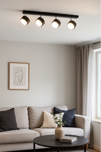 Brilagi - LED Bodové svítidlo MONO 4xGX53/30W/230V černá