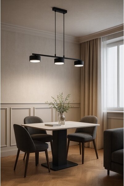 Brilagi - LED Lustr na lanku MONO 3xGX53/30W/230V černá
