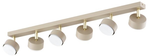 Brilagi - LED Bodové svítidlo MONO 6xGX53/30W/230V béžová/zlatá