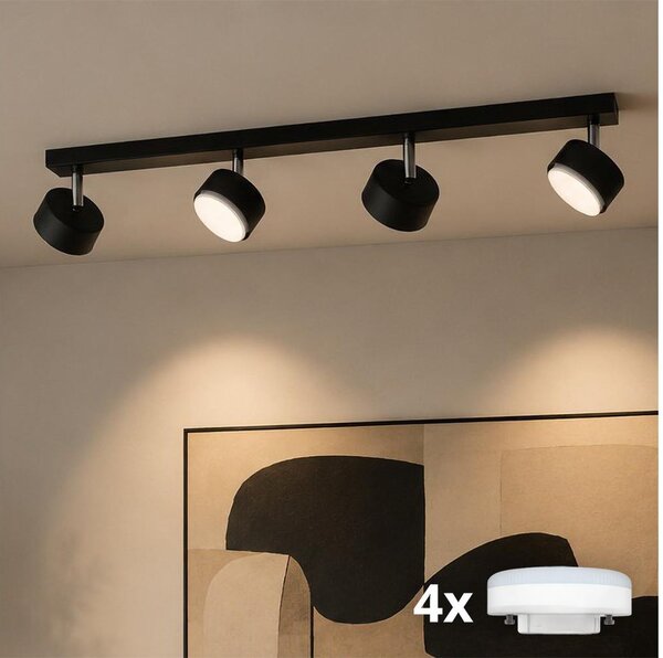 Brilagi - LED Bodové svítidlo MONO 4xGX53/30W/230V černá