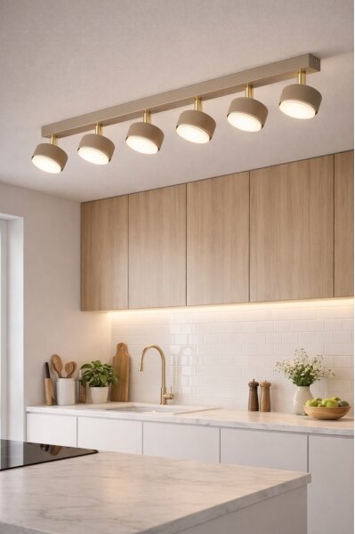 Brilagi - LED Bodové svítidlo MONO 6xGX53/30W/230V béžová/zlatá