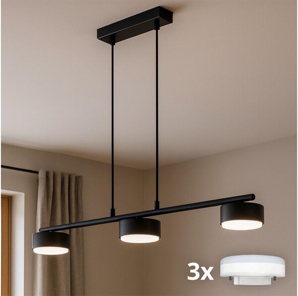 Brilagi - LED Lustr na lanku MONO 3xGX53/30W/230V černá