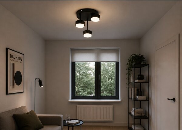 Brilagi - LED Přisazený lustr MONO 3xGX53/30W/230V černá