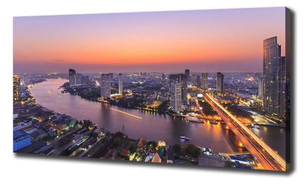 Foto obraz na plátně Západ Bangkok oc-80672534