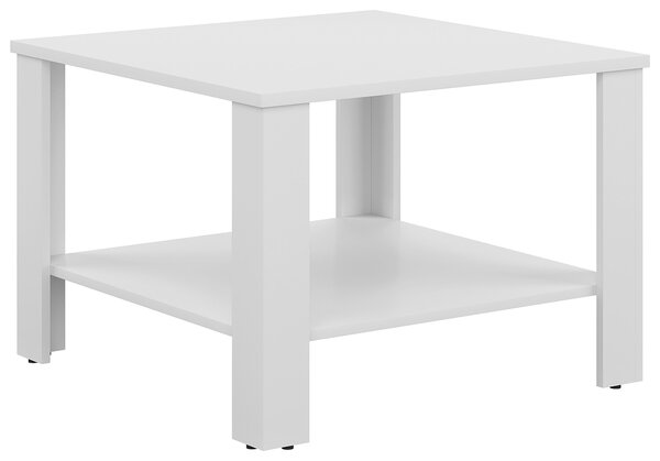KONFERENČNÍ STOLEK, bílá, kompozitní dřevo, 67,5/47,5/67,5 cm Carryhome - Konferenční stolky