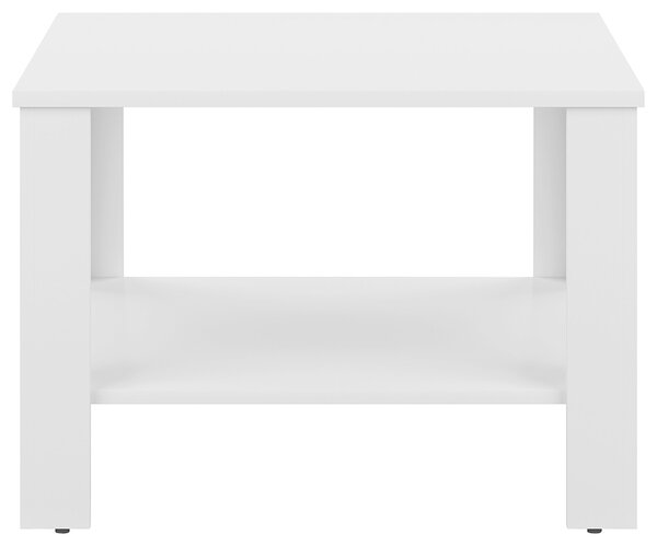 KONFERENČNÍ STOLEK, bílá, kompozitní dřevo, 67,5/47,5/67,5 cm Carryhome - Konferenční stolky