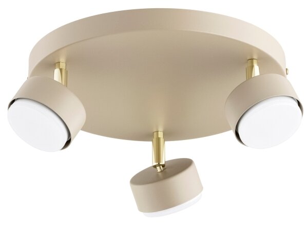 Brilagi - LED Bodové svítidlo MONO 3xGX53/30W/230V béžová/zlatá